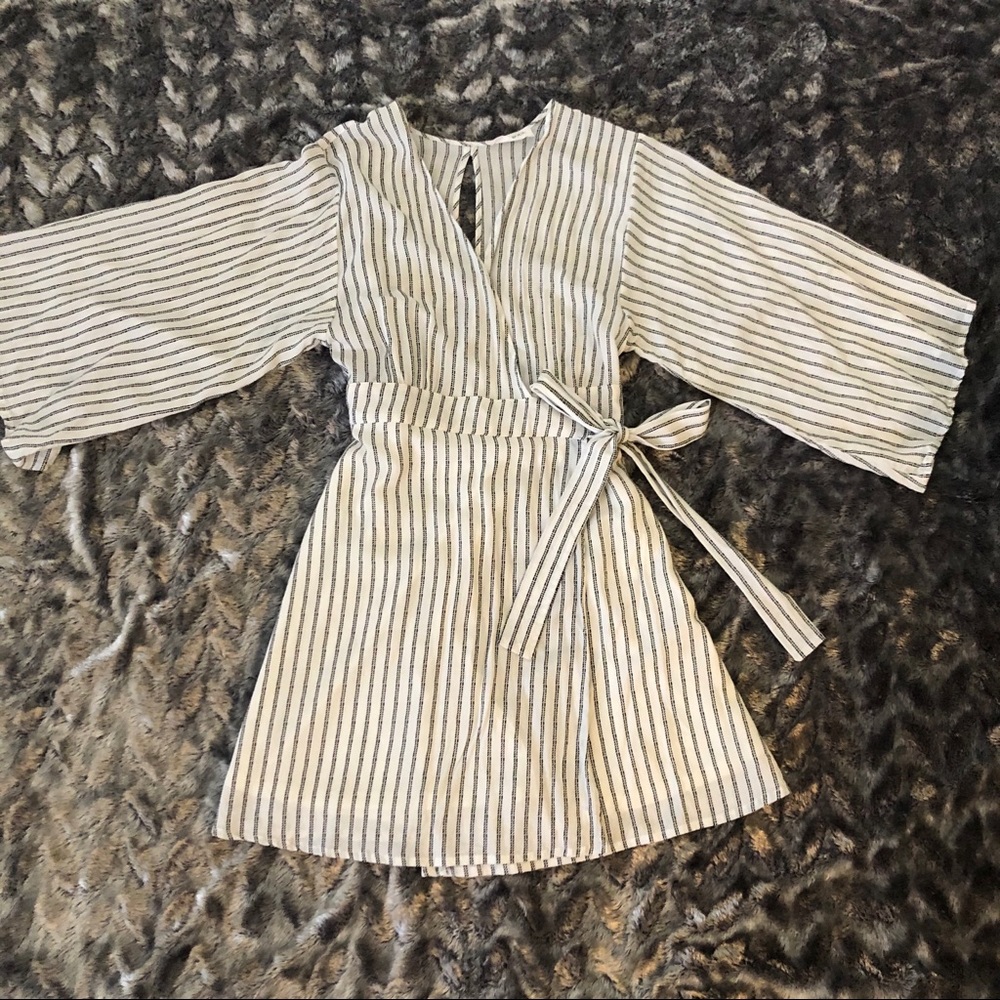 Women’s mini wrap dress